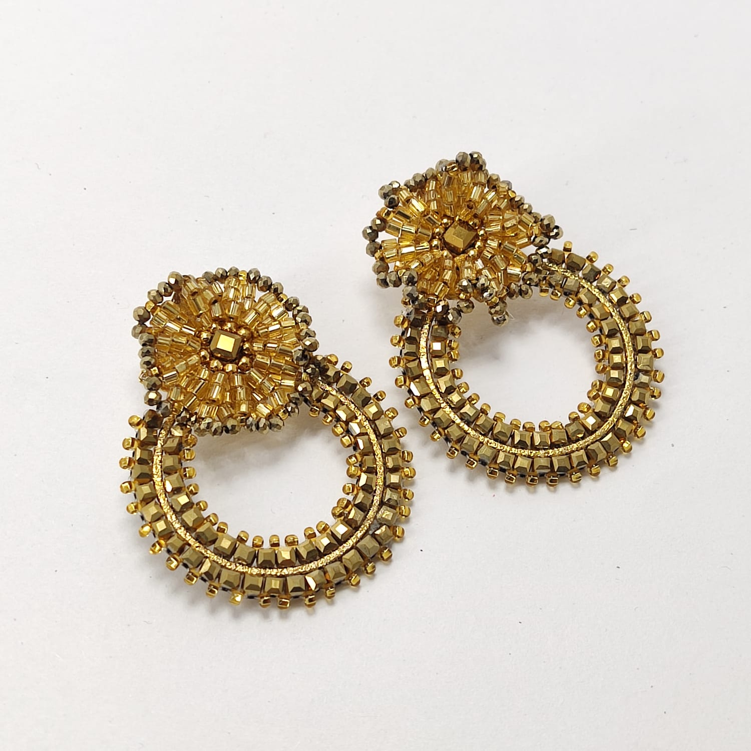 Arete Rueda Floral